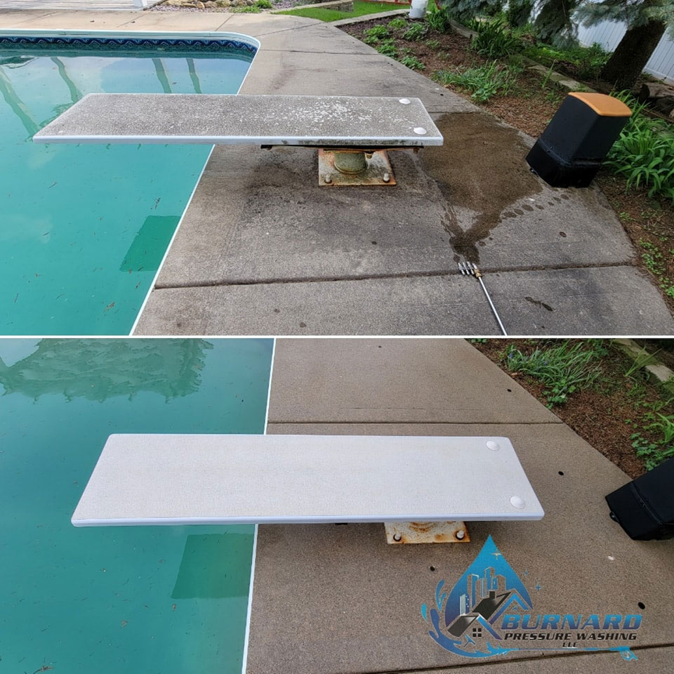 Cleaning Sidewalks, Patios & Pool Side