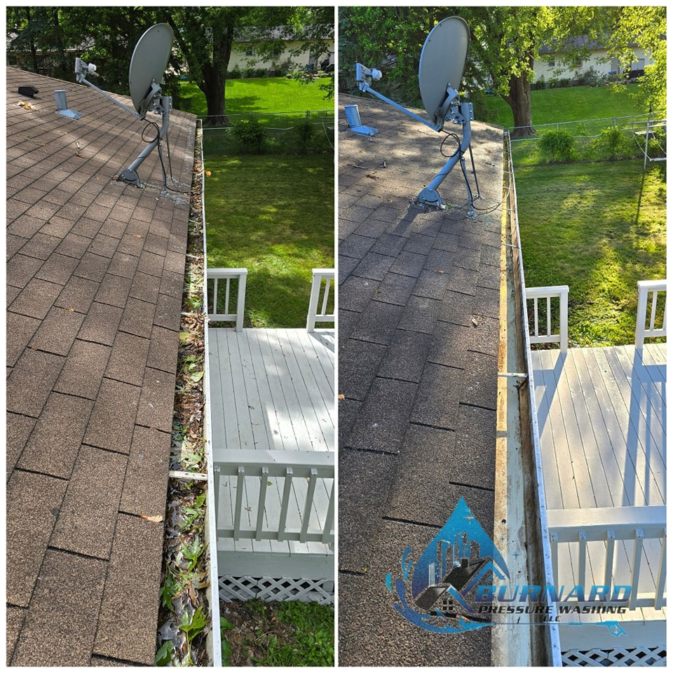 Before and After of Roof Cleaning